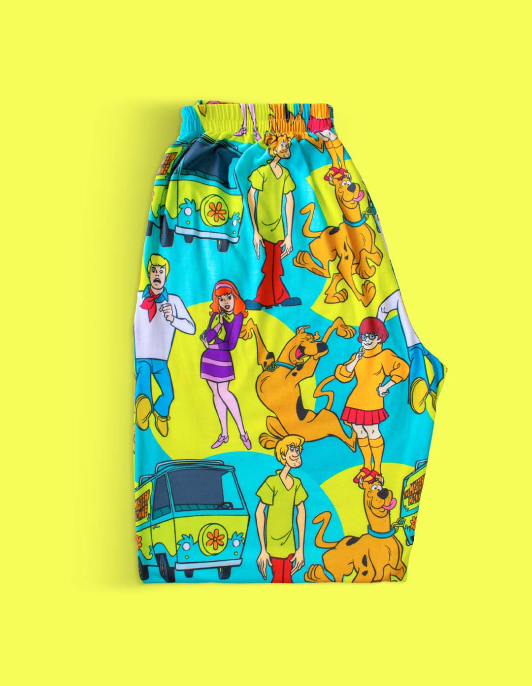 Pantaloni Pigiama Donna Scooby-Doo – Vita Elastica Con Coulisse, 60% Cotone 40% Poliestere, Taglia XXL, Multicolore