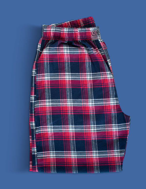 Pantalón Cuadros Azul