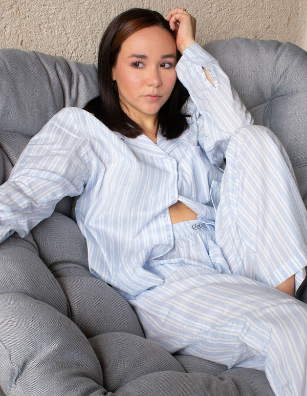 Long Sleeve Set Baby Blue
