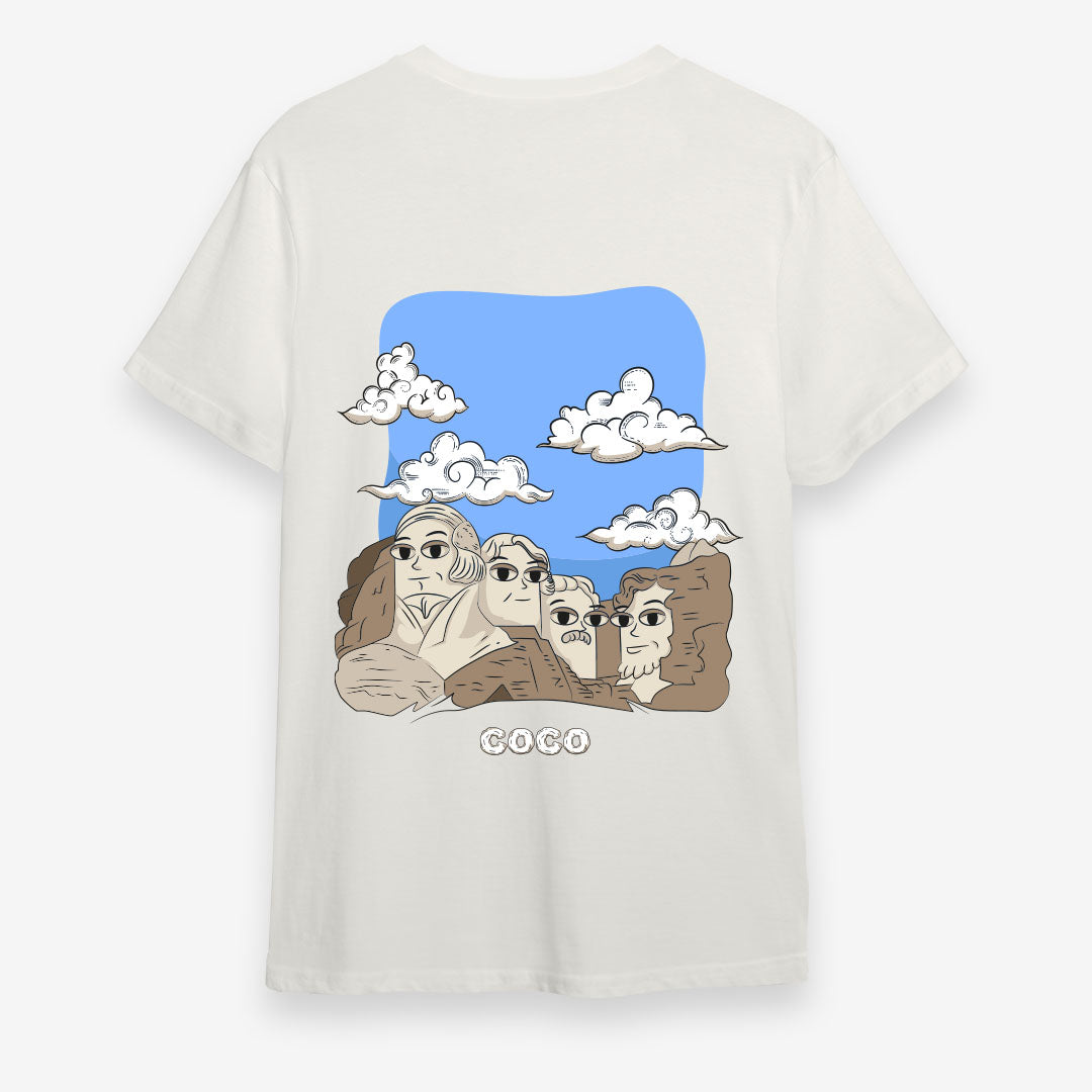 Oversize T-Shirt Coco Rushmore Blanca