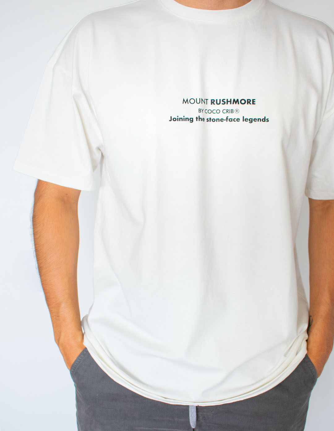 Oversize T-Shirt Coco Rushmore Blanca