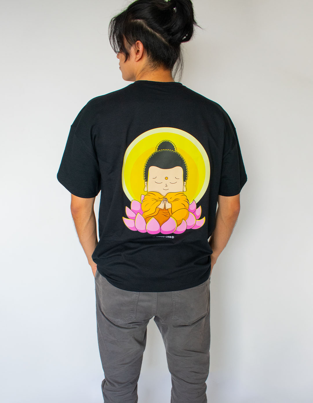 Oversize T-Shirt Coco Buddha Negra