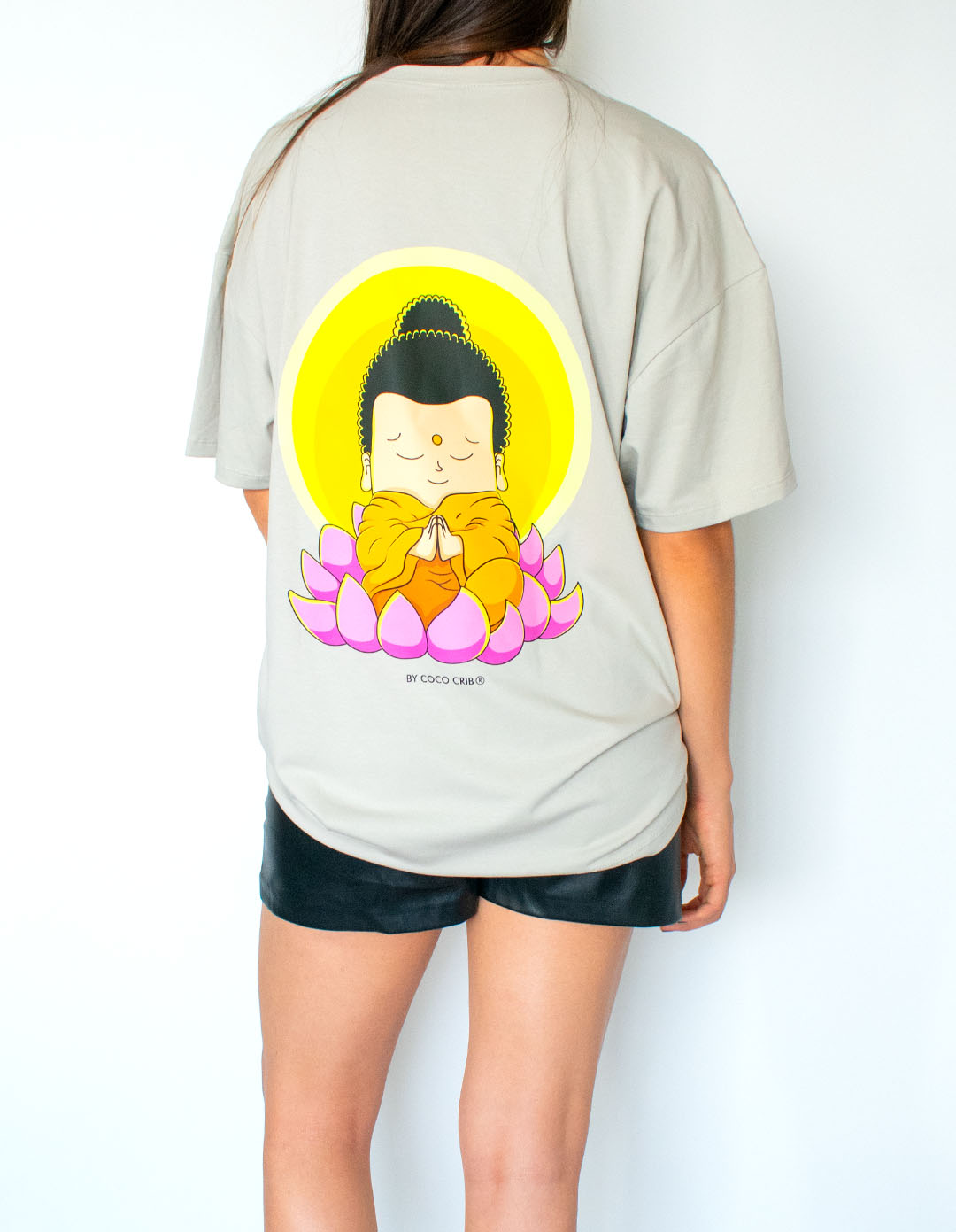 Oversize T-Shirt Coco Buddha Beige