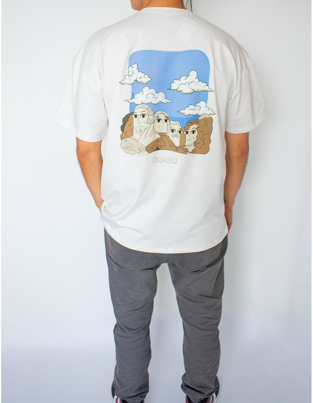 Oversize T-Shirt Coco Rushmore Blanca