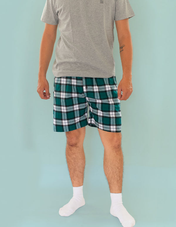 Bóxer Cuadros Verde